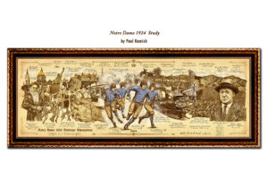 Study for the Notre Dame 1924 National Champions Sculpture