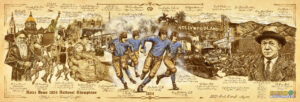 DONATE TODAY 100th Anniversary Study Drawing for the Notre Dame 1924 National Champions Sculpture