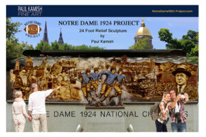 Study for the Notre Dame 1924 National Champions Sculpture