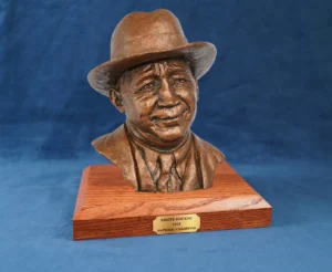 Knute Rockne with Fedora Bronze Sculpture